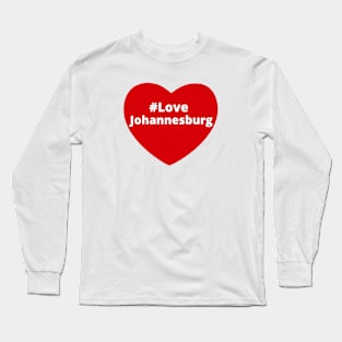 Love Johannesburg - Hashtag Heart Long Sleeve T-Shirt